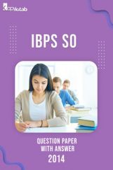 IBPS SO Question Paper With Answer 2014 IBPS SO Question Paper With Answer 2014